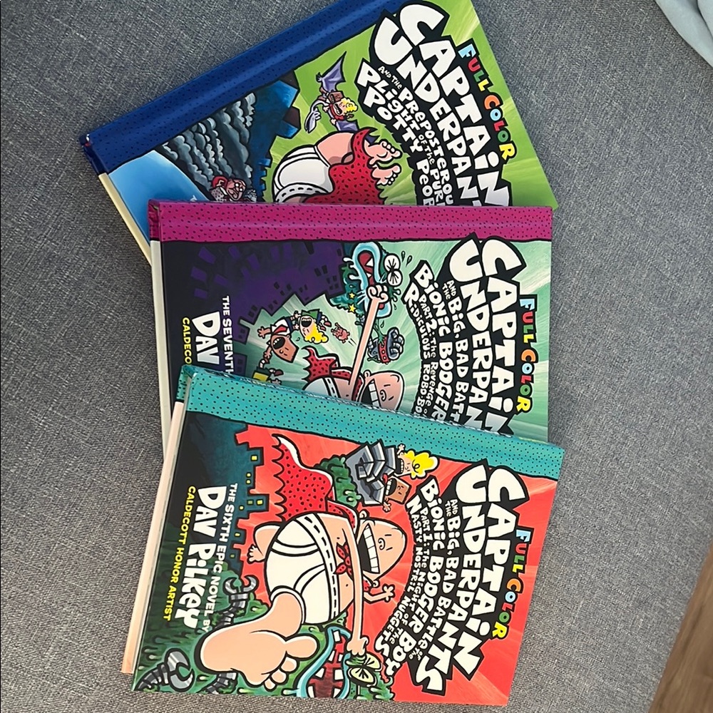 Captain underpants 6, 7 ,8